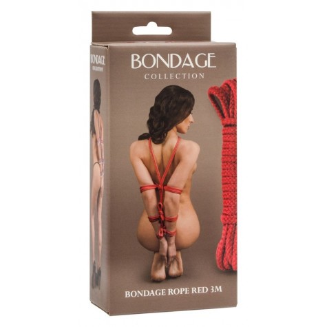 Красная веревка Bondage Collection Red - 3 м.