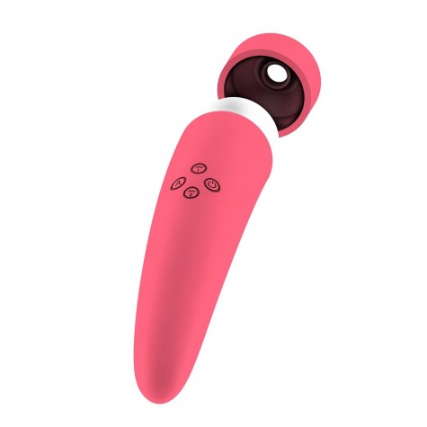 Розовый вакуумный клиторальный вибромассажер Personal vibrator HIKY