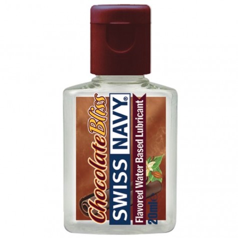 Лубрикант с ароматом шоколада Swiss Navy Chocolate Bliss Lube - 20 мл.