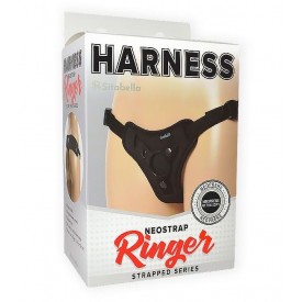 Чёрные трусики HARNESS Ringer - размер XS-M