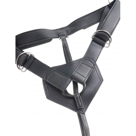 Телесный страпон Strap-on Harness Cock - 15,2 см.